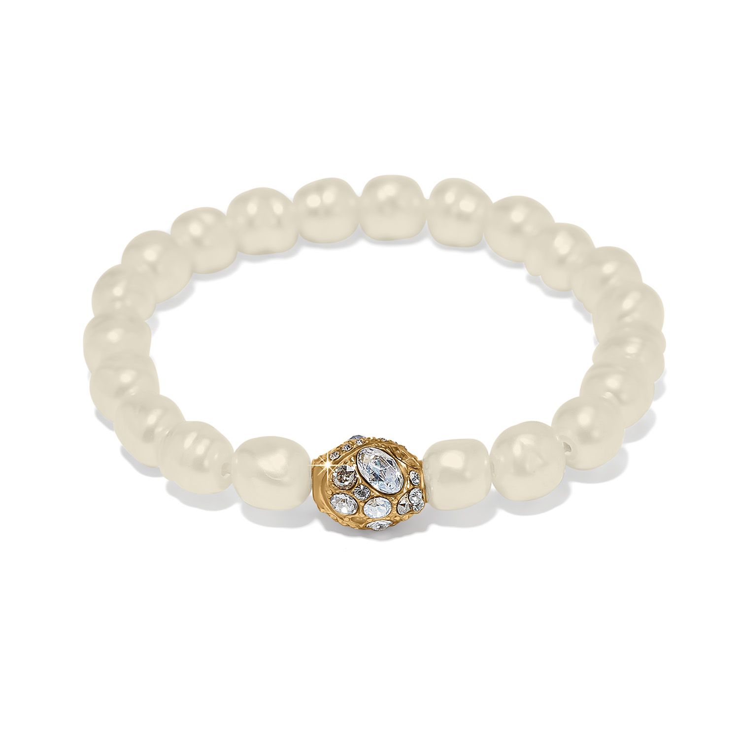 Trust Your Journey Pearl Stretch Bracelet