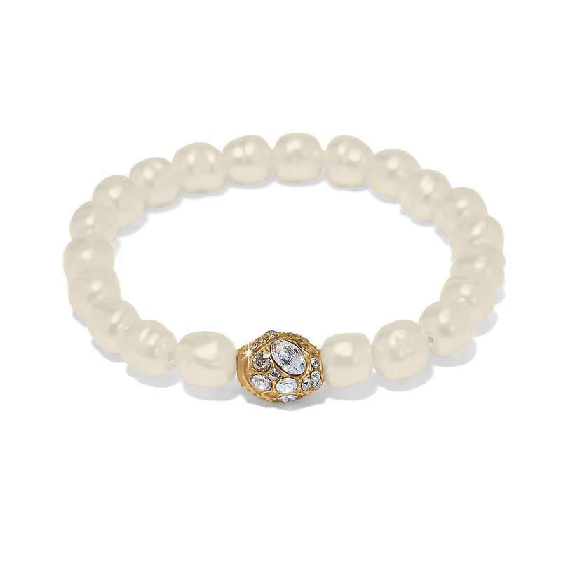 Trust Your Journey Pearl Stretch Bracelet