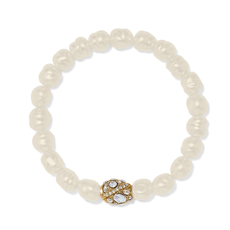 Trust Your Journey Pearl Stretch Bracelet