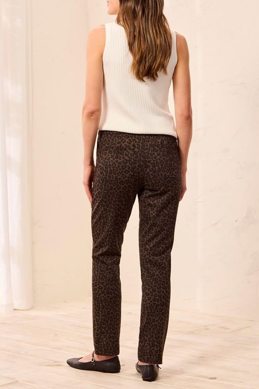 Leopard Pull On Pant 