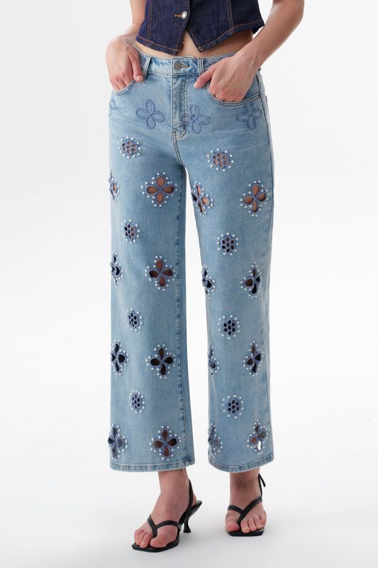 High Rise Straight Leg Jeans