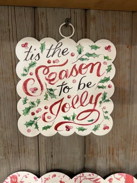 Mini Scallop Art "Tis The Season"