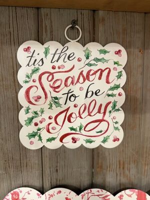 Mini Scallop Art "Tis The Season"