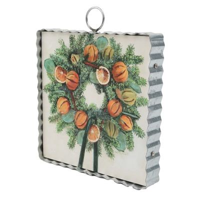 Mini Art Orange Slice Wreath