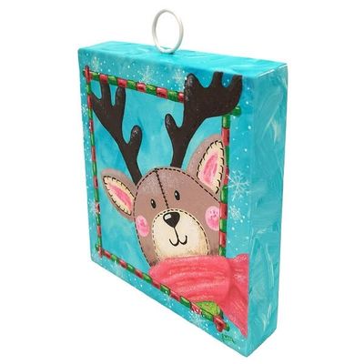 Mini Art Peeking Deer