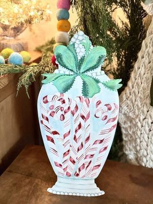Candy Cane Apothecary Jar