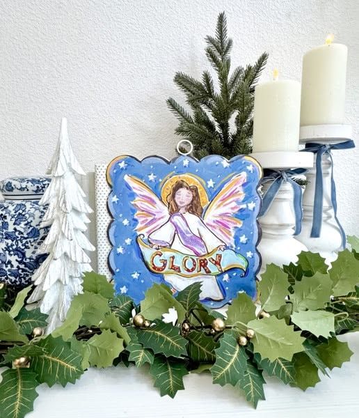 Large Scallop Art Glory Angel