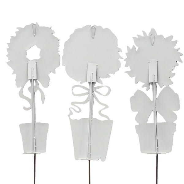 Traditional Tidings Topiaries