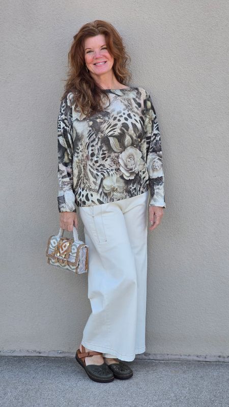 Elegant Roses Sweater