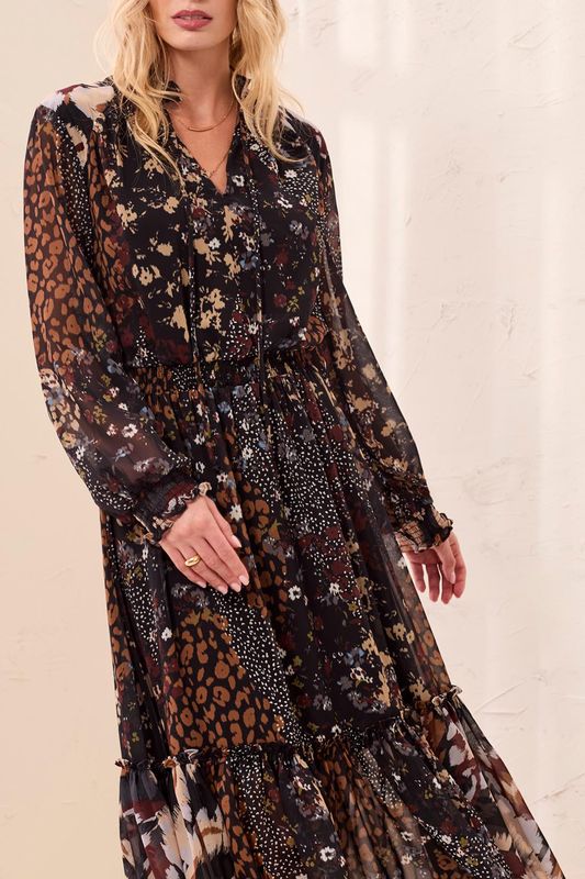 Drama Dress with Smocking