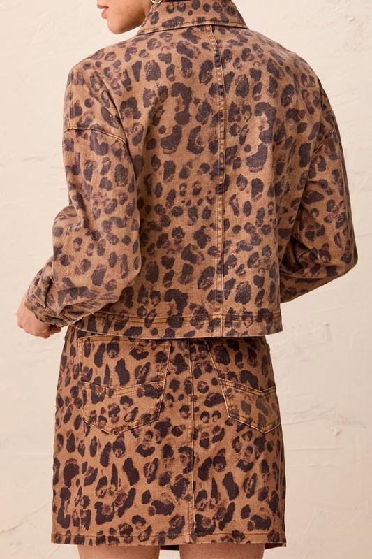 Printed Denim Jacket