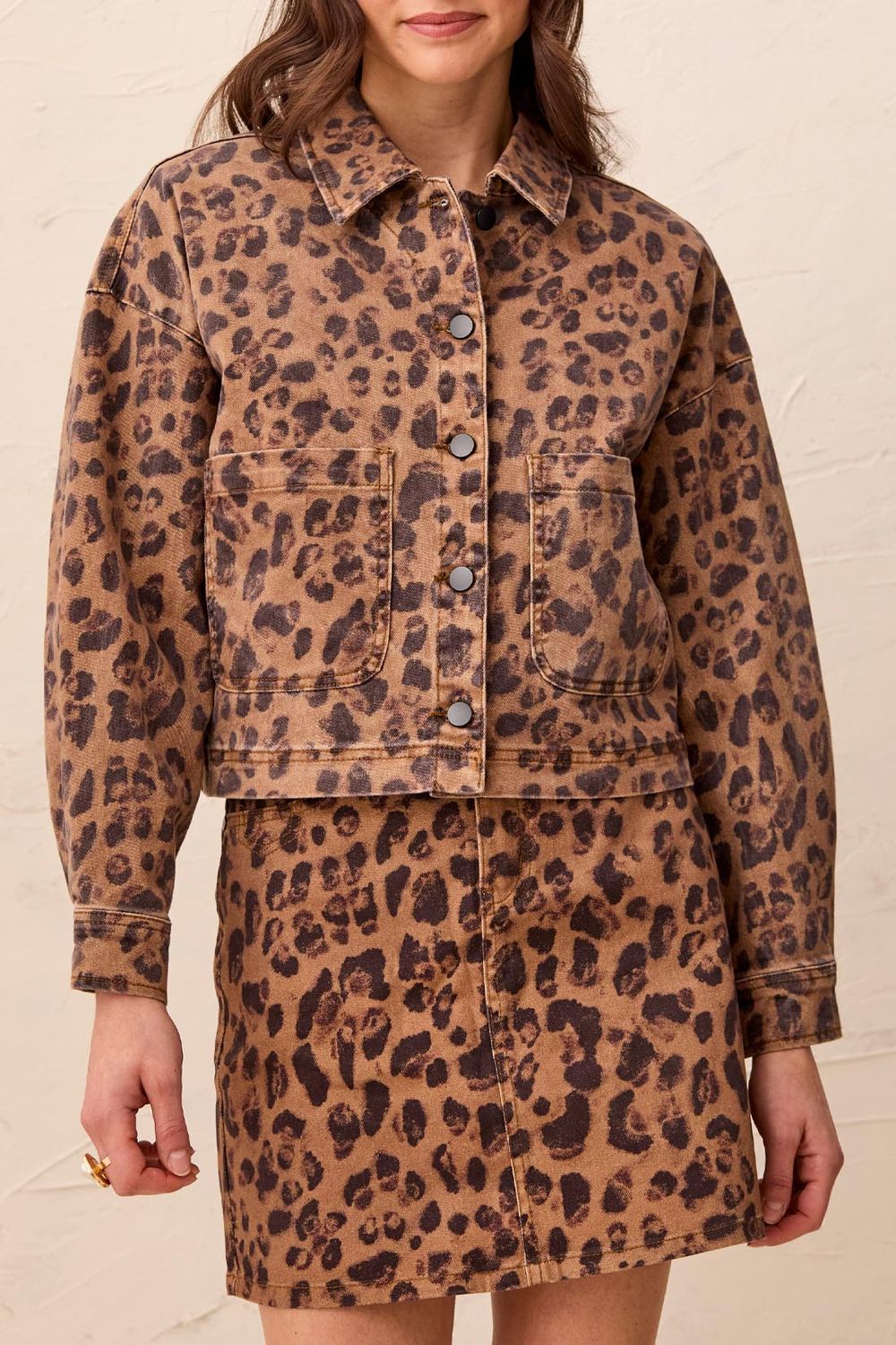 Printed Denim Jacket