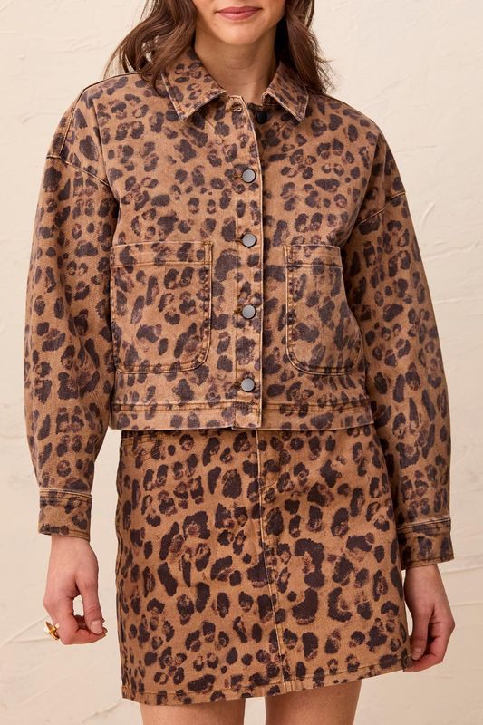 Printed Denim Jacket