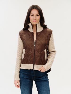 Melanie Mixed Media Jacket