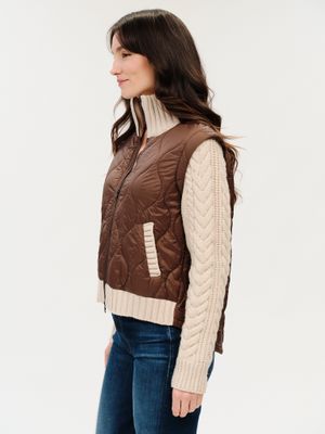 Melanie Mixed Media Jacket
