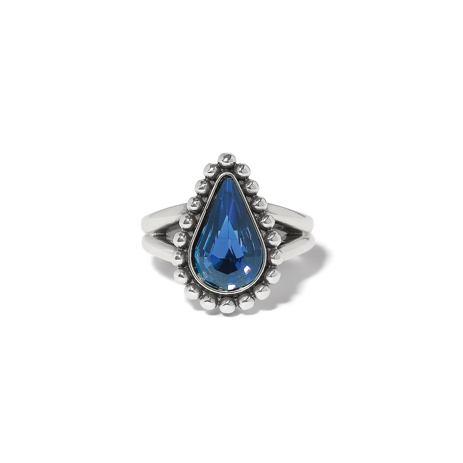 Twinkle Luxe Teardrop Ring-Blue 8