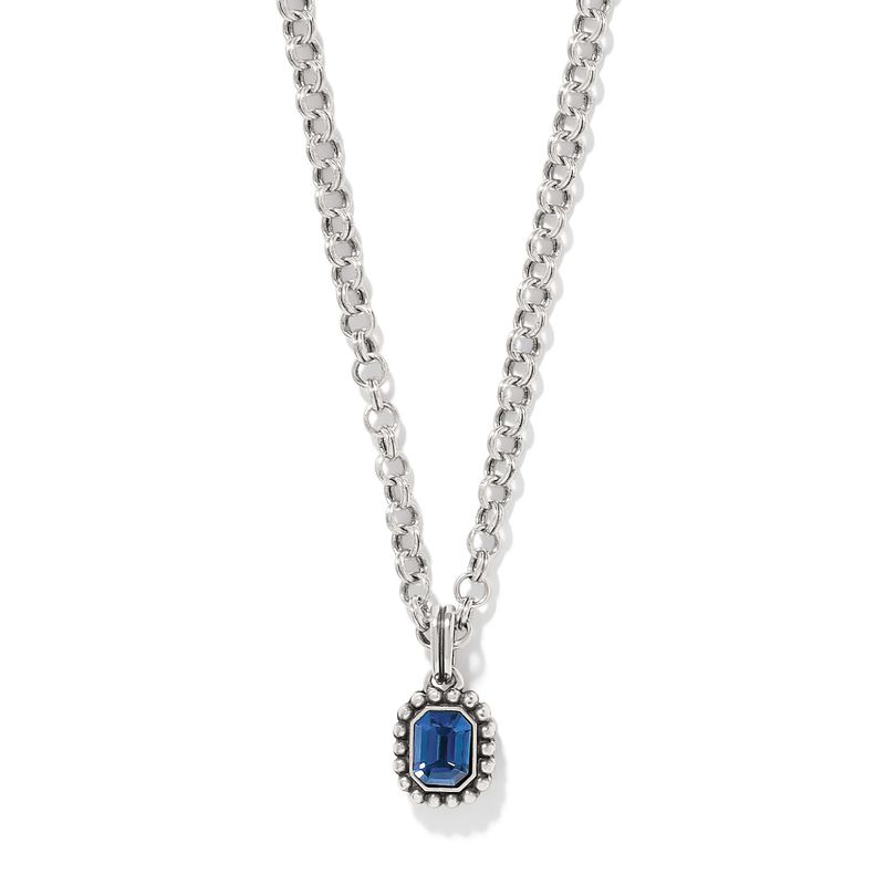 Twinkle Luxe Necklace-Blue