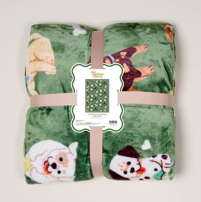 Snuggle Up Plush Blanket Dog Days