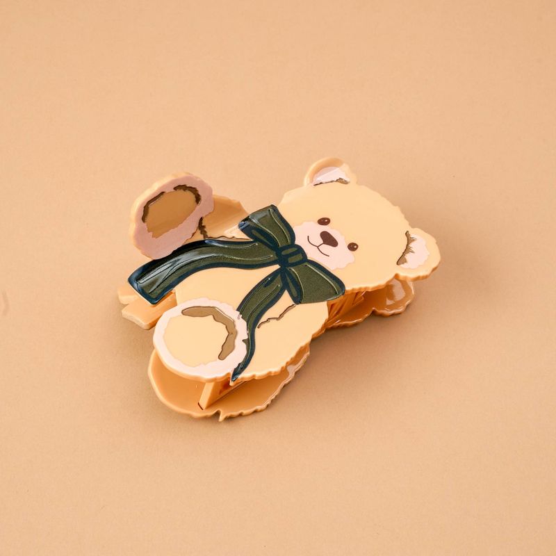 Shape Up Claw Clip-Teddy Bear Theo