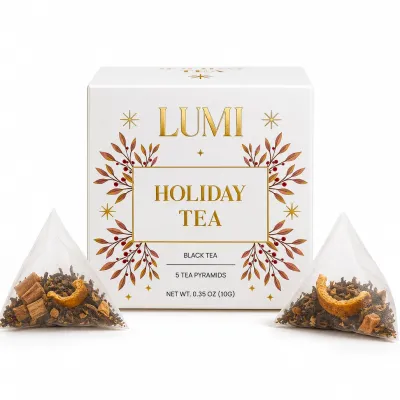 Holiday Tea – Black Tea, 5 Premium Tea Bags