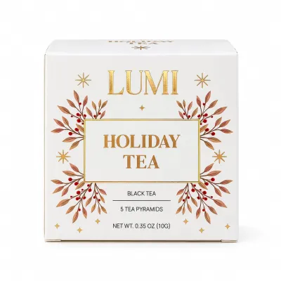 Holiday Tea – Black Tea, 5 Premium Tea Bags