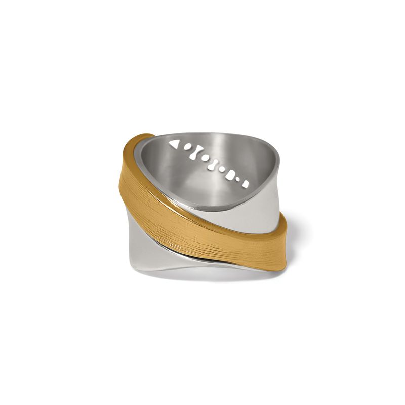 Inner Circle Band Ring-Two Tone 7
