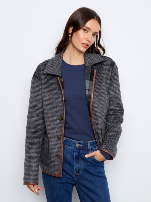 Reversible Plaid Jacket