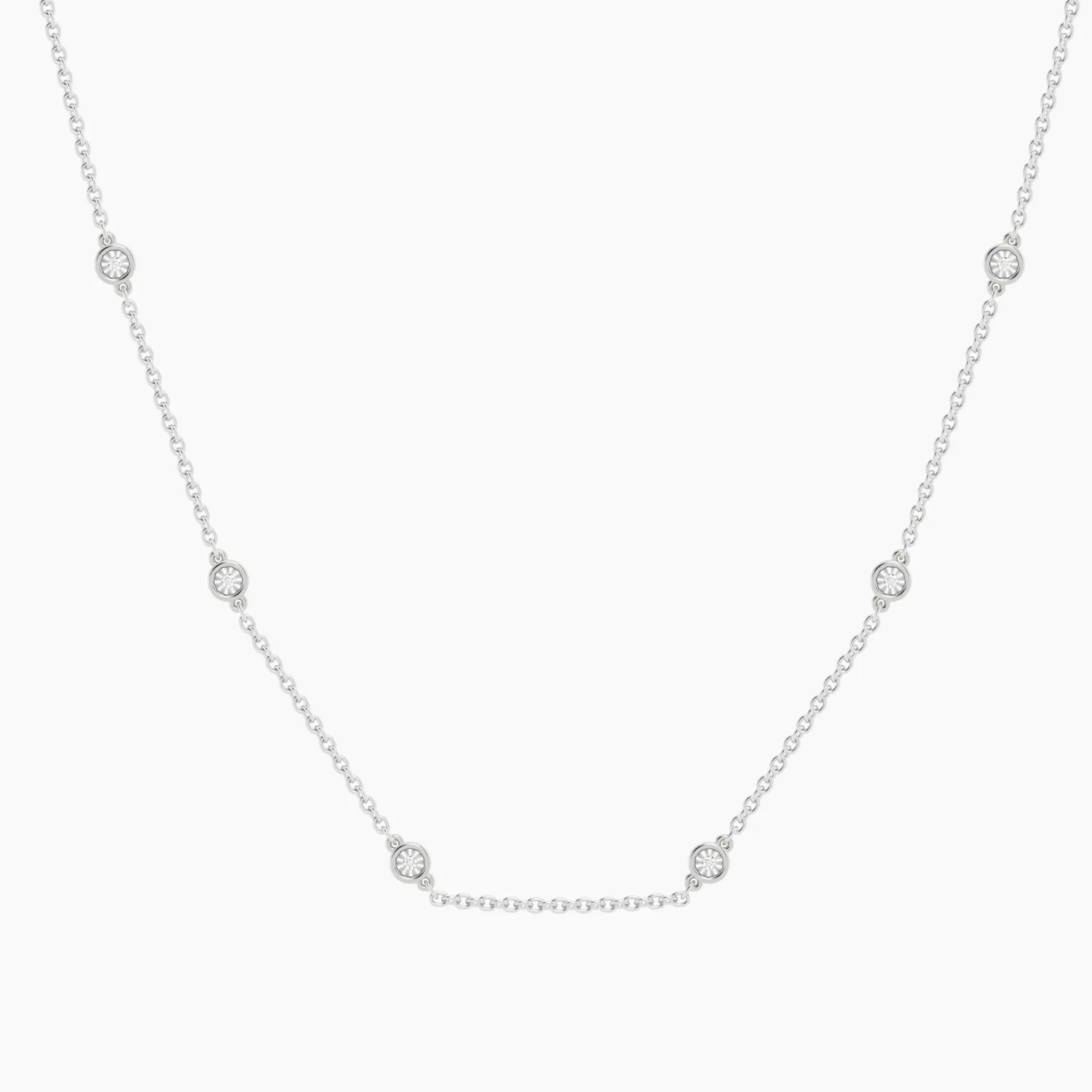 In The Loop Chain Necklace - Silver