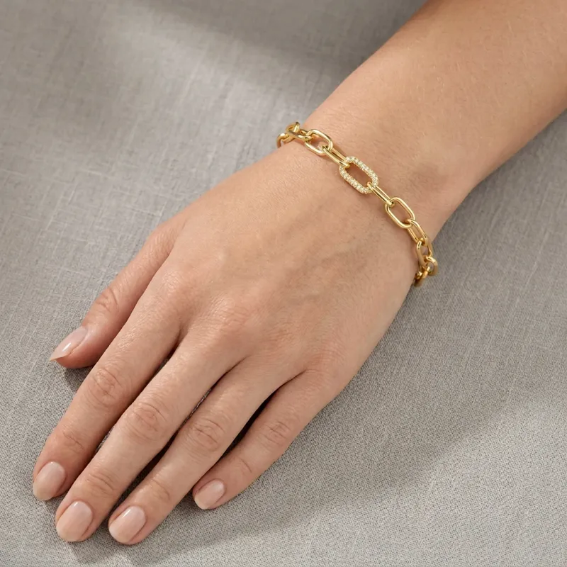 The Strongest Link Chain Bracelet - Gold