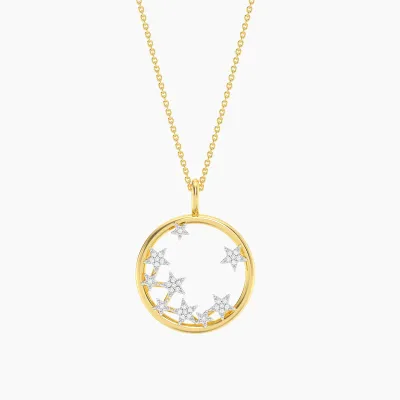 A Star Is Born Pendant Necklace - Gold