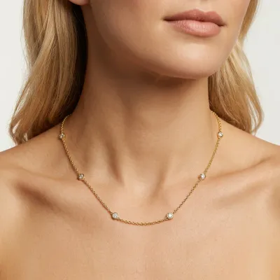 In The Loop Chain Necklace - Gold