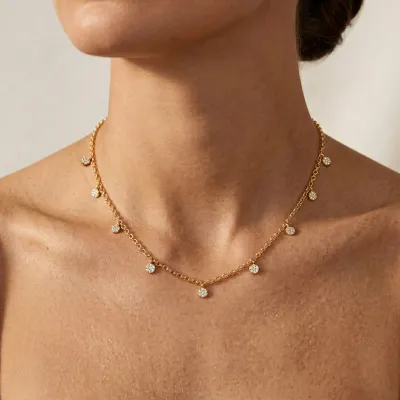 Fun In The Sun Chain Necklace - Gold