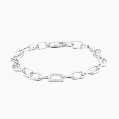 The Strongest Link Chain Bracelet - Silver