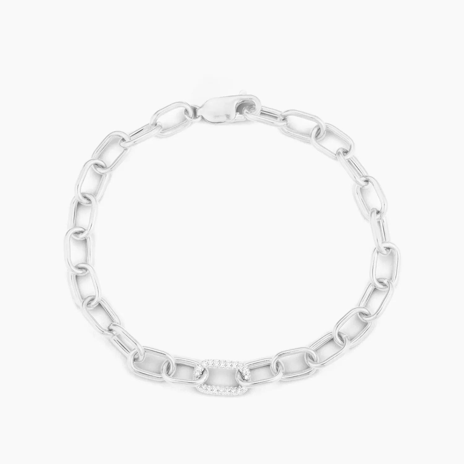 The Strongest Link Chain Bracelet - Silver