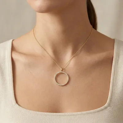 You Are My Everything Pendant Necklace - Gold