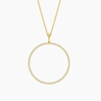 You Are My Everything Pendant Necklace - Gold
