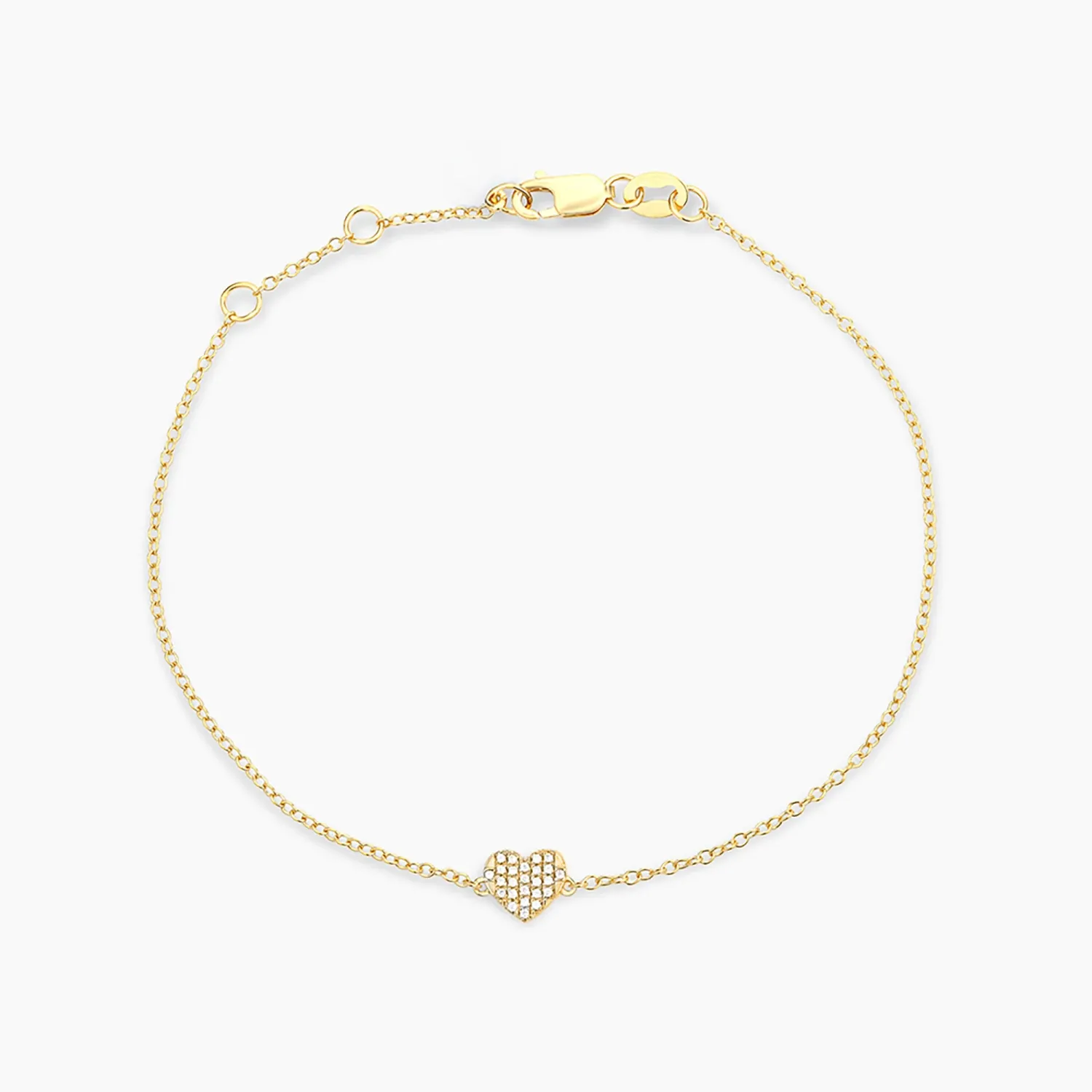All Heart Chain Bracelet - Gold