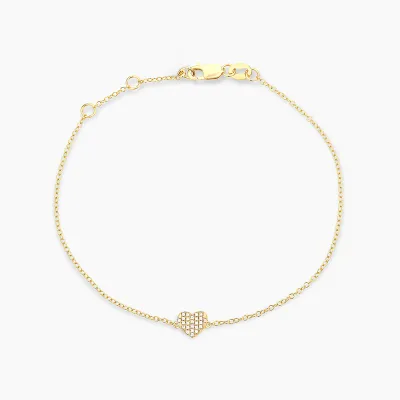 All Heart Chain Bracelet - Gold