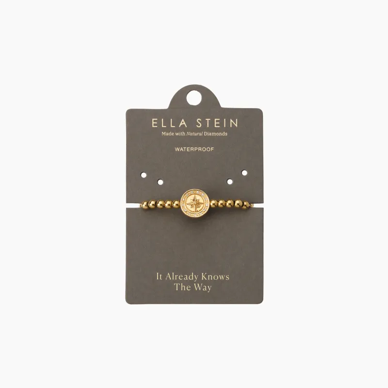 Your Own Path Beaded Bracelet - Gold