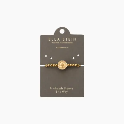 Your Own Path Beaded Bracelet - Gold