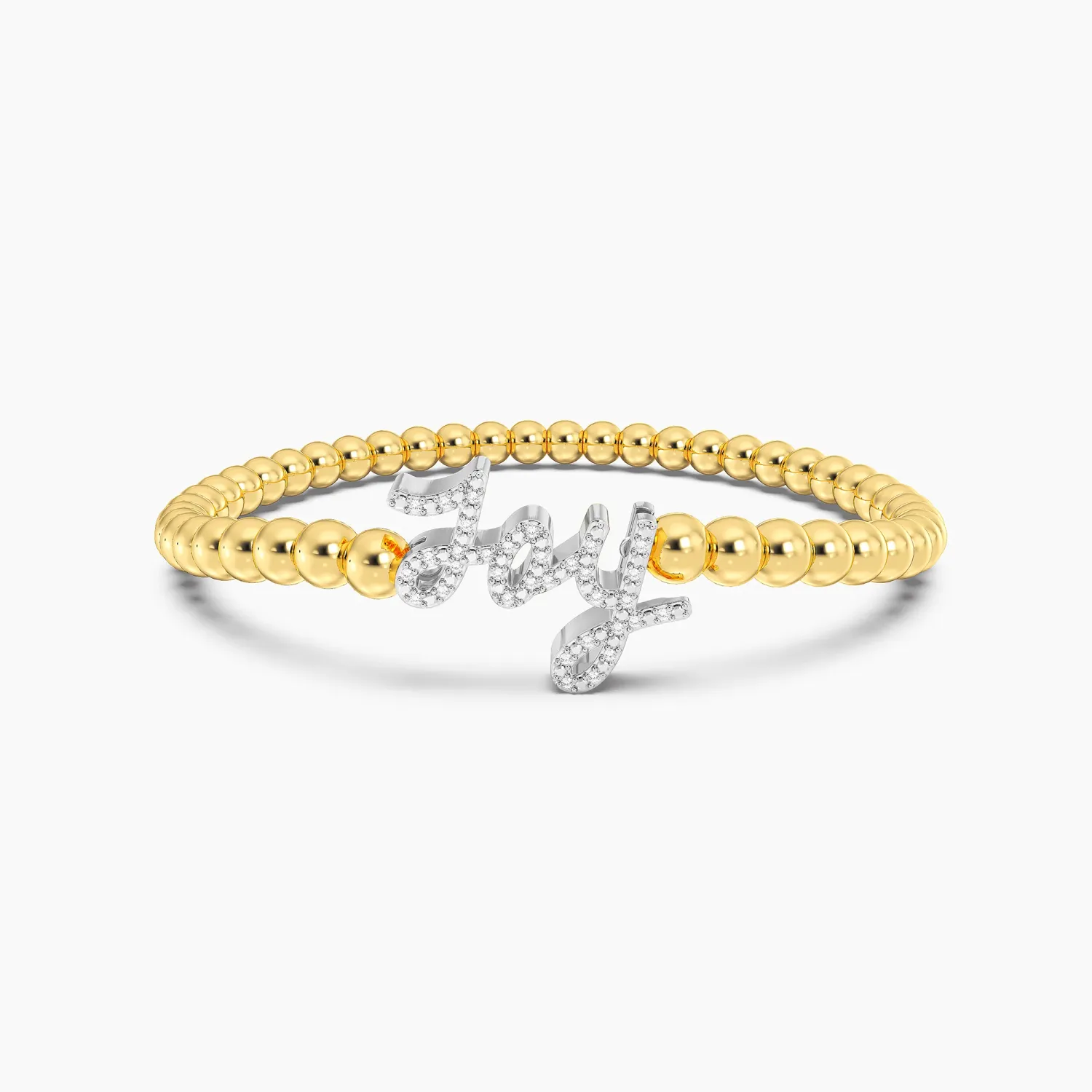 Joy! Beaded Bracelet - Gold