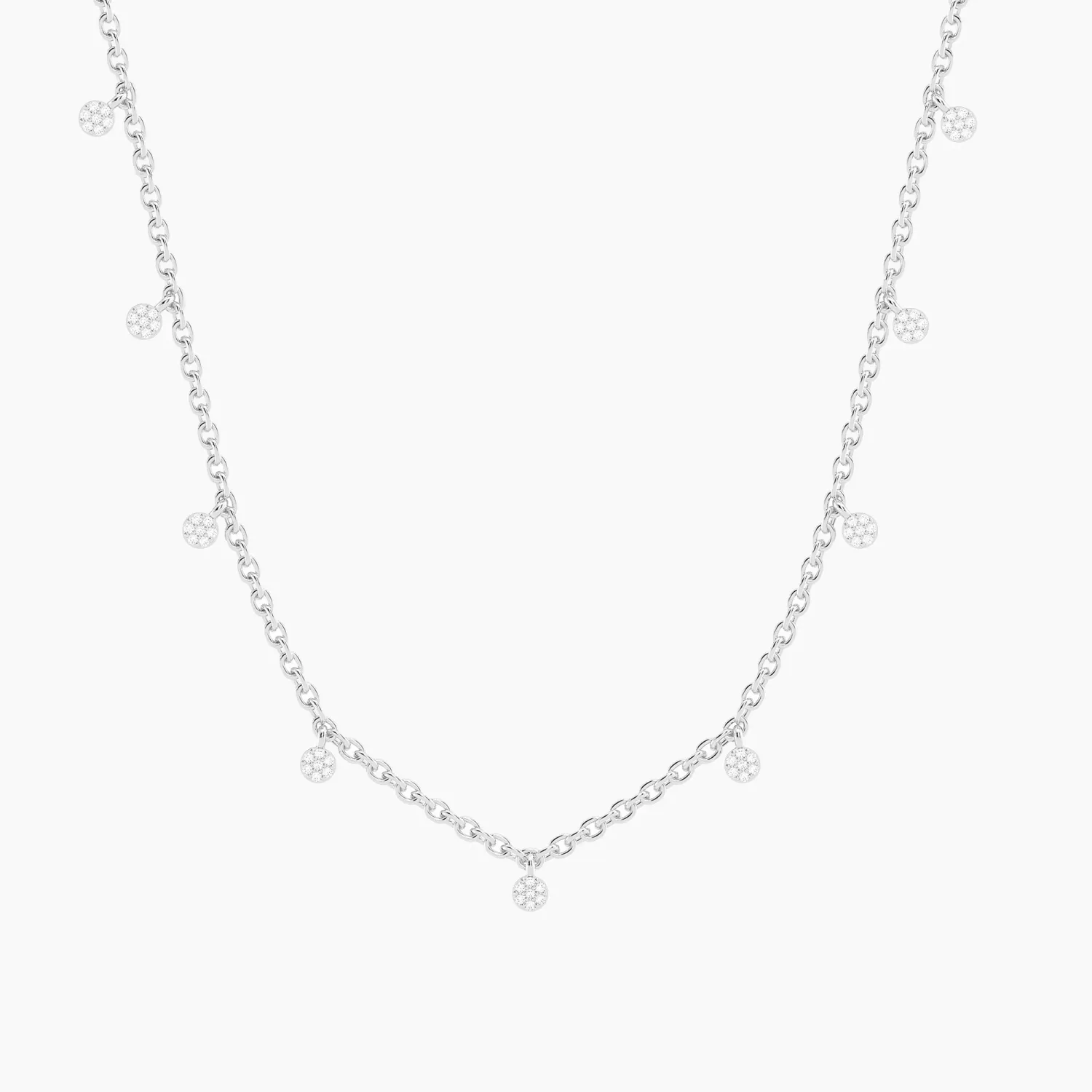 Fun In The Sun Chain Necklace - Silver