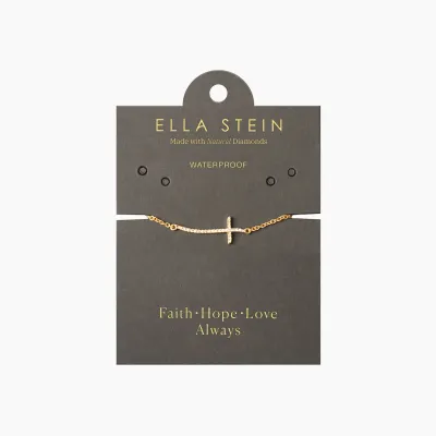 Criss Cross Chain Bracelet - Gold