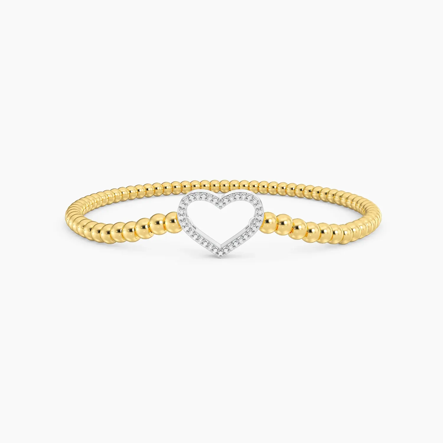 True Love Beaded Bracelet - Gold