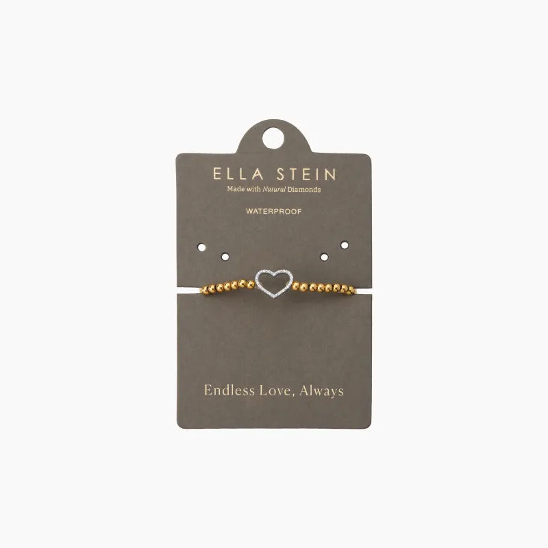 True Love Beaded Bracelet - Gold