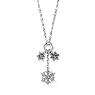 Snowflake Charm Ring Necklace