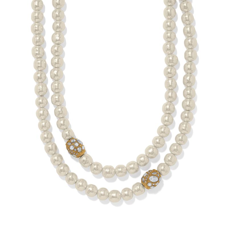 Trust Your Journey Long Pearl Necklace