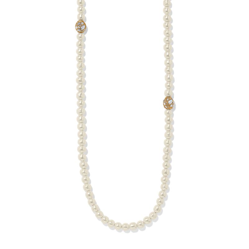 Trust Your Journey Long Pearl Necklace