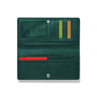Interlok Harmony Slim Folio Wallet-Jewel Green