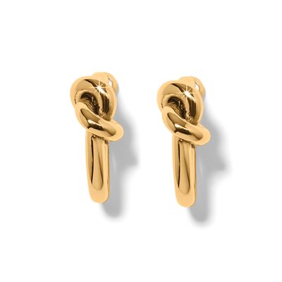 Interlok Single Knot Hoop-Gold